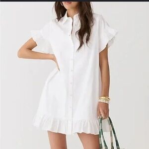 J. Crew White Mini Dress